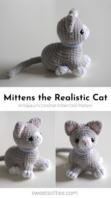 Toys Quotes, Crochet Cats, Crochet Toys Free Patterns, Micro Crochet, Crochet Toys Free, Cat Crochet, Easy Crochet Animals, Crochet Cat Pattern, Cat Amigurumi