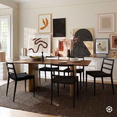 West Elm Dining Room Ideas, West Elm Dining Room Anton, Dining Table Artwork, West Elm Anderson Dining Table, West Elm Emmerson Dining Table, West Elm Silhouette Dining Table, West Elm Jack Metal Frame Dining Chair, West Elm Dining Room, Copper House