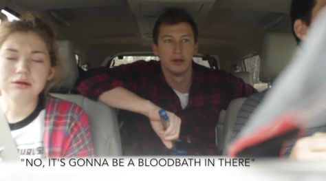 After arming themselves with rakes, Millicent, Cabot, and Barrett got back in the car and contemplated driving to Costco, before Millicent very reasonably acknowledged that �it�s gonna be a bloodbath in there.� | These Brothers Played The Most Elaborate Prank On Their Sister After She Had Her Wisdom Teeth Removed - BuzzFeed News Getting Wisdom Teeth Out, Great Pranks, The Zombie Apocalypse, Try Not To Cry, Wisdom Teeth, Have A Laugh, Real Life Stories, Zombie Apocalypse, Helping People