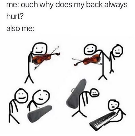 (1) Pain : violinist Orchestra Humor, Musician Memes, Musician Jokes, Musical Jokes, Playing The Violin, Musician Humor, Playing Violin, Band Jokes, Orchestra Music