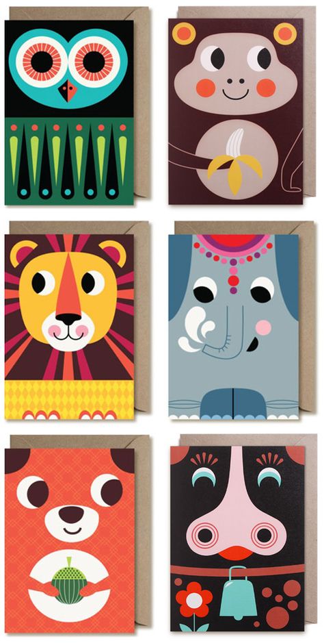 Ingela Arrhenius, Graphic Animals, Lagom Design, Lion Illustration, Illustration Kids, Canvas Easy, Idul Fitri, Animal Cards, Childrens Illustrations