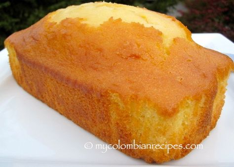 Ponqué (Colombian Pound Cake) Essen, Columbian Desserts, Colombian Meals, Colombian Bread, Latino Desserts, Columbian Food, Bake Quotes, Colombian Desserts, Columbian Recipes