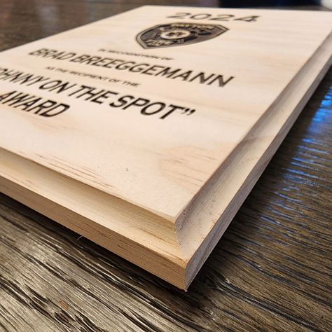 We've come up with a way to provide custom, laser-engraved 8x10 plaques with an average processing and turnaround time of less than. 24 hours. Oh, did I mention they start at only $32 with free shipping? Send us a message at rawlinsonengraving@gmail.com to find out more! Engraved Plaque, Laser Engraved, Laser Engraving, How To Find Out, Free Shipping, Quick Saves