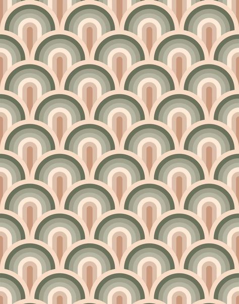 Retro Rainbow Wallpaper, Palm Leaf Wallpaper, Motif Art Deco, Sand Textures, Art Appliqué, Art Deco Wallpaper, Tropical Wallpaper, Rainbow Wallpaper, Tile Inspiration