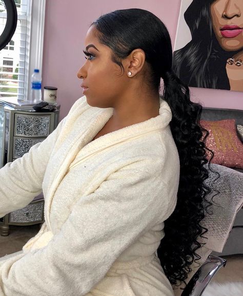 Ponytails Bday Hairstyles, Low Pony Hairstyles, Afro Bun, Bridesmaids Hairstyles, Wedding Ponytail, Human Hair Ponytail, Straight Wavy Hair, Celebrity Short Hair, Pony Hairstyles