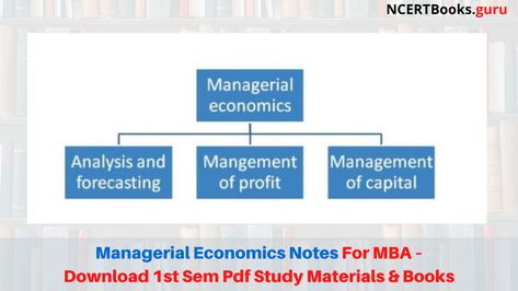 Managerial Economics Notes For MBA – Download 1st Sem Pdf Study Materials Managerial Economics Notes, Mba Notes, Economics 101, Micro Economics, Economics Notes, Ncert Books, Managerial Economics, Economics Lessons, Model Question Paper