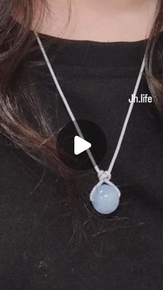 JH.Life on Instagram: "How easy to make necklace 
Shop link in bio @jinhong_life" How To Make A Necklace, Diy Necklace Easy, Fancy Knots, Diy Necklace Making, Rope Knots, Jewelry Knots, Necklace Diy, Necklace Shop, How To Make Necklaces