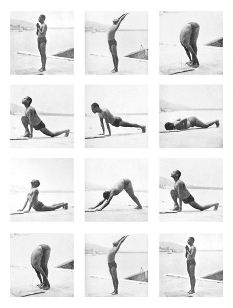 I used to do 10 sets of these every morning.......high time i got back to it! Sun salutation (Surya Namaskar) Yoga Sun Salutation, Sivananda Yoga, Surya Namaskar, Yoga Inspo, Yoga Kurse, Yoga Iyengar, Iyengar Yoga, Sun Salutation, Yoga Health