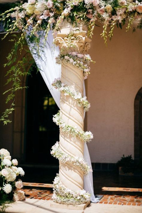 Interior Pillars, Pillar Decor, Pillar Decorations, Columns Decor, Wedding Columns, Wedding Pillars, Wedding Gate, Wedding Church Decor, Home Flower Decor