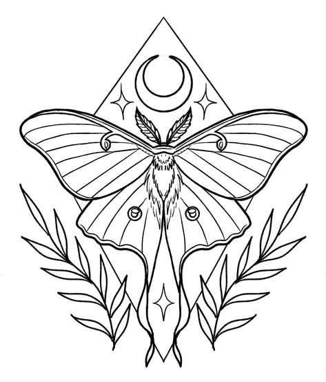 Moth Tattoo, Tattoo Portfolio, Luna Moth, Tattoo Stencils, Pyrography, Cute Tattoos, Tattoo Inspo, Tattoos And Piercings, Tattoo Design