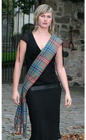 Burns Night Attire for women tartan sash over dress. Burns Night Dress, Burns Night Outfits, Robbie Burns Night, Scottish Decor, Burns Supper, Tartan Sash, Blackwatch Plaid, Burns Night, Highland Games