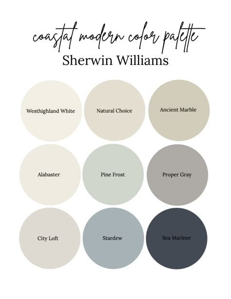 Coastal Farmhouse Exterior Paint Colors, Moody Blue Paint, Living Room Paint Design, Coastal Farmhouse Exterior, Sherwin Williams Coastal, Paint Color Names, Farmhouse Exterior Paint Colors, House Interior Paint, Color Palette Sherwin Williams