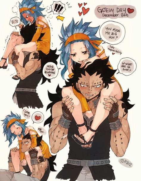 Gajevy Funny Anime Manga, Gale Fairy Tail, Fairy Tail Meme, Gajeel X Levy, Fairy Tail Levy, Gajeel And Levy, Fairy Tail Funny, Fairy Tail Comics, Fairy Tail Family