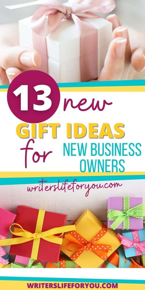 Looking for the perfect gift ideas for a new business owner? Want to find new business gift ideas your new entrepreneur will love? Discover 13 new entrepreneur gift ideas he or she is sure to love. Some are practical gifts, and some are just plain cool tech gifts. You find plenty of good gifts for business owners here. New business gift ideas| gift ideas for opening business via @writerslifeforyou Networking Gifts Ideas, Gifts For New Office Opening, Grand Opening Gift Ideas For Owner, Gifts For New Business Owner Friends, Content Ideas For Gift Shop, Gifts For Small Business Owners, Gifts For New Business Owner, New Business Owner Gift Ideas, Gift For New Business Owner