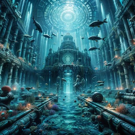 Discover the mesmerizing Technological Underwater Kingdom of Neptune! 🌊✨ Dive deep into innovation and explore the wonders beneath the waves. #Neptune #UnderwaterKingdom #Technology #Innovation #OceanLife #Explore #UnderwaterWorld #DeepSea #AquaticAdventure #Discover #ExploreNeptune Dnd Mermaid, Underwater Architecture, Mermaid Webtoon, Atlantis Art, Water Kingdom, Sea Elf, Underwater Kingdom, Water Tattoo, Iron Throne