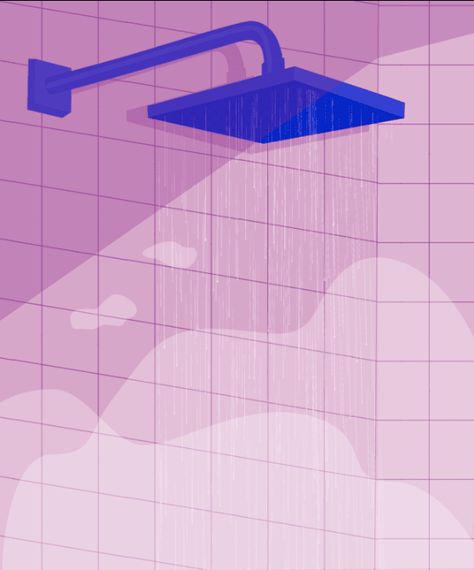 Bathroom Illustration, Aesthetic Bathroom Decor, 20 Aesthetic, Aesthetic Bathroom, Shower Cleaner, Gain Weight, The Shower, Take A Shower, Celebrity Houses