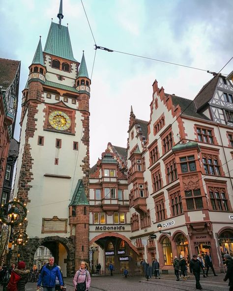 🇩🇪 Freiburg im Breisgau Phot Germany Photos, Pictures Of Germany, Freiburg Germany, Cozy Rooms, Public Space Design, My Board, Clock Tower, Future Life, Black Forest