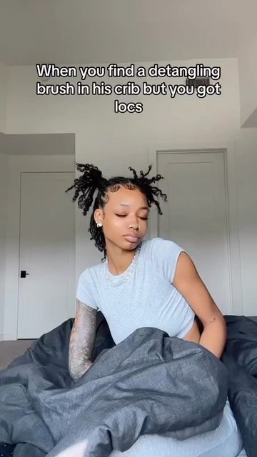 Loc Appreciation on Instagram: "Cause who this belong to? 🎥: @locd_bre (FOLLOW) She’s a #LocLady 🔒 - - Got locs or a loc business and wanna be featured for a small fee? DM us NOW 💰 - - *I do not own the rights to the music* - Follow @loc.lady 👉🏽 Loc Blog Follow @unapologeticperspectiveapparel 👉🏽 Apparel - - - #loclove #locs #womenwithlocs #dreads #natural #hairgoals #naturalhair #loccommunity #divine #menwithlocs #locsforkids #hair #hairstylist #hairstyles #locstyles #starterlocs #dreadlo Loc Appreciation, Feminine Masculine, Hairstylist Hairstyles, Starter Locs, Detangling Brush, Loc Styles, Divine Feminine, Locs, Hair Goals