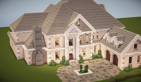 Traditional Mansion, Architecture Memes, Modern Minecraft Houses, Rumah Minecraft Sederhana, Minecraft Mansion, Minecraft Houses Blueprints, Minecraft Interior Design, Minecraft House Plans, Bangunan Minecraft