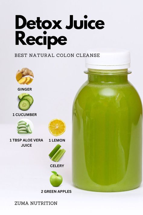 Detox Drink Recipe Colon Cleanse Drinks, Recipe Smoothie, Colon Cleansing, Detox Juice Recipes, Cleanse Detox, Easy Drink Recipes, Natural Colon Cleanse, Smoothie Diet Plans, Healthy Juice Recipes