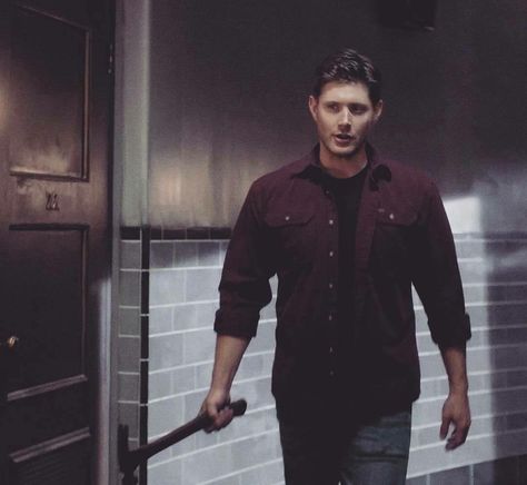 Demon Dean. Dean Winchester Red Shirt, Demon Dean Wallpaper, Supernatural Demon Dean, Demon Dean Winchester, Alter Faceclaims, Michael Dean, Dean Winchester Shirtless, Demon Dean, Supernatural Bunker