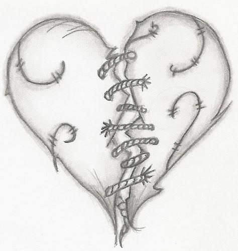 Drawing Heart, Small Bird Tattoo, Heart Tattoo Designs, Heart Drawing, Tattoo Outline, Pencil Art Drawings, Tattoo Design Drawings, Cool Art Drawings, Heart Tattoo