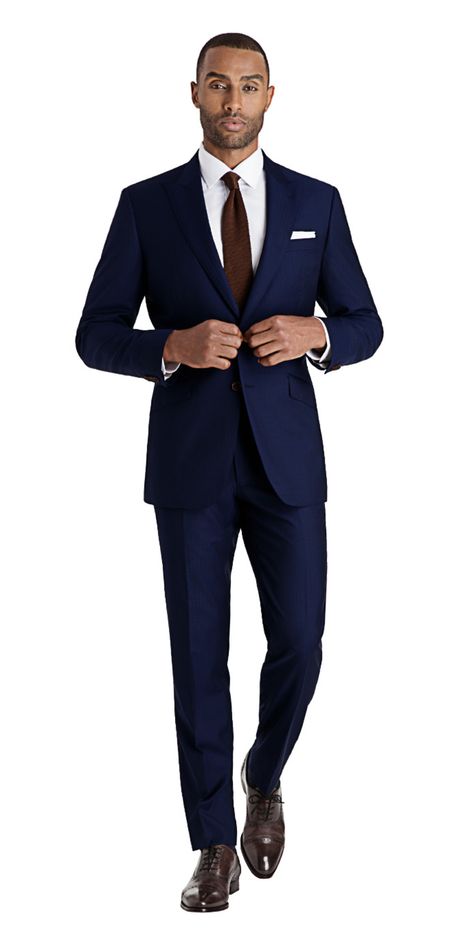 Persian Blue Herringbone Suit | Black Lapel Mens Suits Black, Bilik Permainan, Suits Black, Mens Dress Outfits, Herringbone Suit, Suit Combinations, Blue Suit Men, Beige Suits, Suits Men