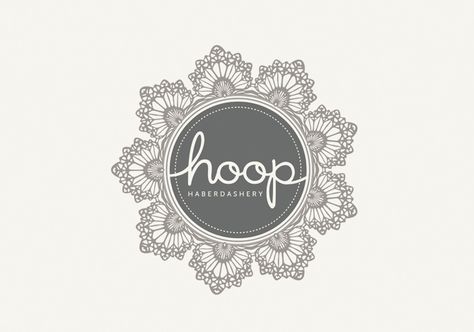 Hoop branding - HelloWilson Graphic Design. Vanessa Lingwood was looking for branding design for her new start-up haberdashery business. Vanessa wanted the design to be tactile and inspired by the vintage lace and french linen she plans to stock. Edinburgh Uk, Web Ui Design, Great Logos, Women Entrepreneurs, Wedding Logos, French Linen, Graphic Design Branding, Branding Inspiration, Logo Design Inspiration