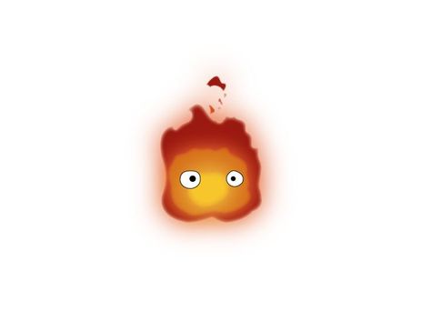 I made a cute and quick transparent Calcifer as reference for my ... Smol Tattoos, Calcifer Art, Calcifer Tattoo, Ghibli Tattoo, Tattoo Board, Howls Moving, Easy Doodle, Ghibli Artwork, Glass Inspiration