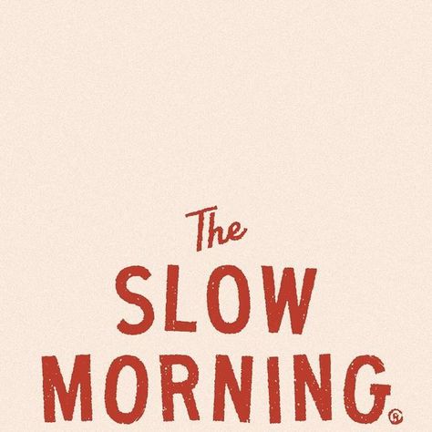 Brock Forrer on Instagram: "A few pieces from a larger collection for @themerchantlb new Slow Morning Coffee Club.   #themerchantlb #slowmorningcoffeeclub" Slow Sundays Coffee Club, Sunday Typography, Slow Sunday, Slow Morning, Coffee Club, Typography Letters, Social Club, Morning Coffee, Instagram A