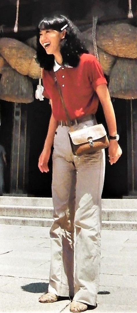 Mariya Takeuchi 80s, 80s Fashion Asian Women, Italian 90's Fashion, 1960s Pants Outfit, Japan 1970s Fashion, 1980s Fashion Asian, 80s City Pop Fashion, Japan 70s Fashion, 70s Japan Aesthetic