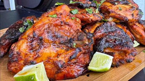 Chipotle Copycat Chicken Al Pastor Recipe Chipotle Copycat Chicken, Chicken Al Pastor Recipe, Al Pastor Chicken, Pastor Chicken, Chicken Al Pastor, Al Pastor Recipe, Chipotle Copycat Recipes, Chipotle Copycat, Chicken Marinade Recipes