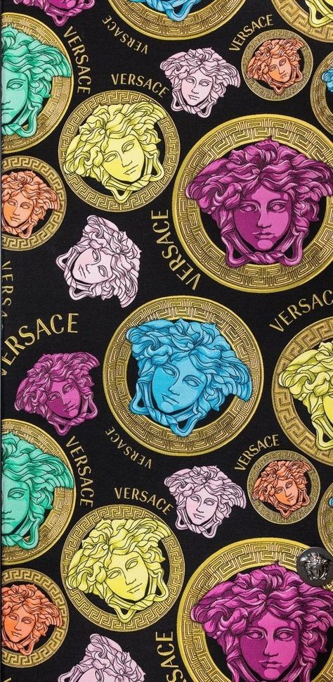 Vercase Wallpapers, Versace Pattern Wallpaper, Designer Brands Wallpaper, Versace Design Pattern, Versace Logo Art, Versace Wallpaper Aesthetic, Designer Wallpaper Iphone, Versace Print Pattern, Versace Wallpaper Iphone