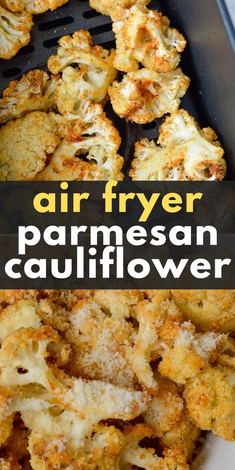 Air Fryer Cauliflower, New Air Fryer Recipes, Air Fryer Recipes Snacks, Air Fryer Recipes Vegetarian, Air Fried Food, Air Fryer Oven Recipes, Chicken Healthy, Air Fry Recipes, Easy Air Fryer