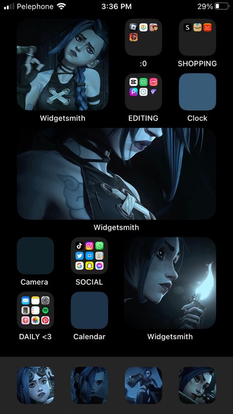 Jinx Arcane Lockscreen, Matching Phone Themes, Arcane Ios Layout, Jinx Home Screen, Arcane Homescreen Layout, Jinx Phone Theme, Arcane Phone Theme, Arcane Homescreen, Jinx Wallpaper Iphone