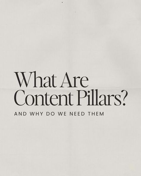 kate handling | canva + branding expert on Instagram: "SHOW ME YOURS!

I gave a presentation to a group of entrepreneurs about content strategy last week and big topic of discussion was content pillars.

So I thought I would bring the topic here!

Let’s talk about content pillars and how they are very different from content types. 

This is a big confusion in the content creation world. 

Knowing the difference between the two and assigning a goal to your content will greatly benefit you when connecting with your audience. 

Using content pillars the wrong way (I’ve seen in done many times) will actually hold you back from growing on social media. 

Scroll through this post to learn more about content pillars and get some great examples to hopefully help drive the point home!

Ready to cre Canva Branding, Content Pillars, Content Types, Business Resources, Content Strategy, Hold You, Show Me Your, Content Creation, A Group