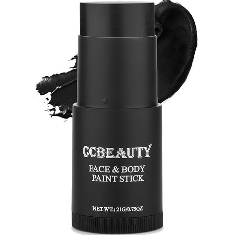 CCBeauty Eye Black Football, Grease Black Face Body Paint Stick, Colored Eyeblack Baseball Softball, Non-Toxic Safe for Sports Accessories,Skeleton Skull. Eyeblack Softball, Eye Black Baseball, Football Eye Black, Clown Makeup For Halloween, Eye Black Softball, Skeleton Clown, Makeup Remover Balm, Black Face Paint, Makeup For Halloween