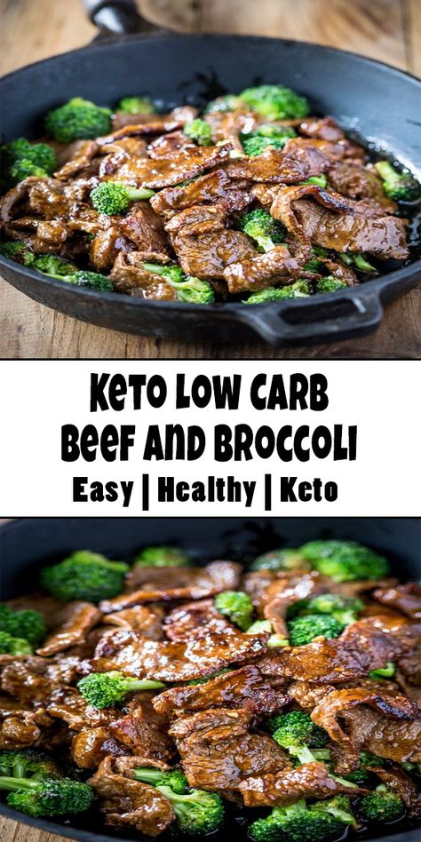 Keto Low Carb Beef and Broccoli, this is a easy weeknight stir fry that is fast and easy to make. You will want to marinate it ahead of time for about an hour, and the flavours come together in the pan when you cook it! #keto #lowcarb #healthy #beef #broccoli Low Carb Beef And Broccoli, Broccoli Keto, Asian Sides, Beef And Broccoli Recipe, Health Meals, Low Carb Low Fat Recipes, Mapo Tofu, Beef And Broccoli, Broccoli Recipe