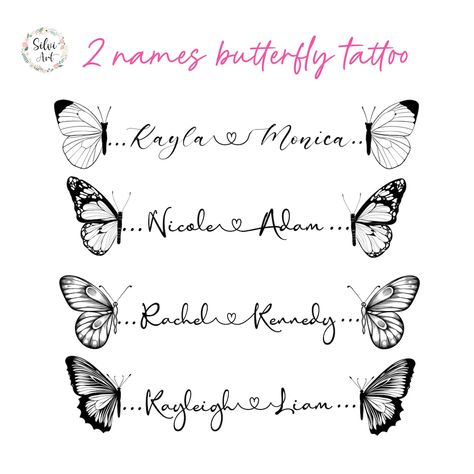 This Digital Prints item by SilviArtss has 7 favorites from Etsy shoppers. Ships from United States. Listed on Feb 12, 2024 Kehlani Name Tattoo, Butterfly Split In Half Tattoo, Butterfly Daughter Tattoo, Best Friend Tattoos Butterflies, Aesthetic Couple Tattoo, Tattoo For Kids Names, Name Tattoos Ideas For Women, Name With Butterfly Tattoo, Butterfly With Name Tattoo