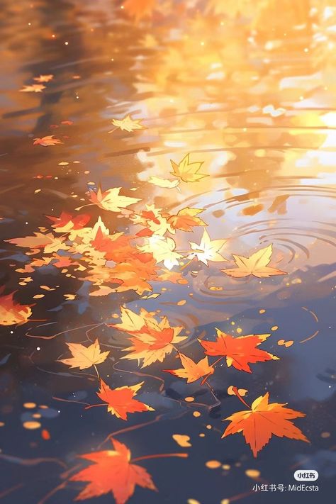 Autumn Phone Wallpaper, Fall Anime, Dreamy Artwork, Vibes Wallpaper, Cool Backgrounds Wallpapers, Simple Iphone Wallpaper, Pretty Backgrounds, Cool Wallpapers Art, Fantasy Art Landscapes