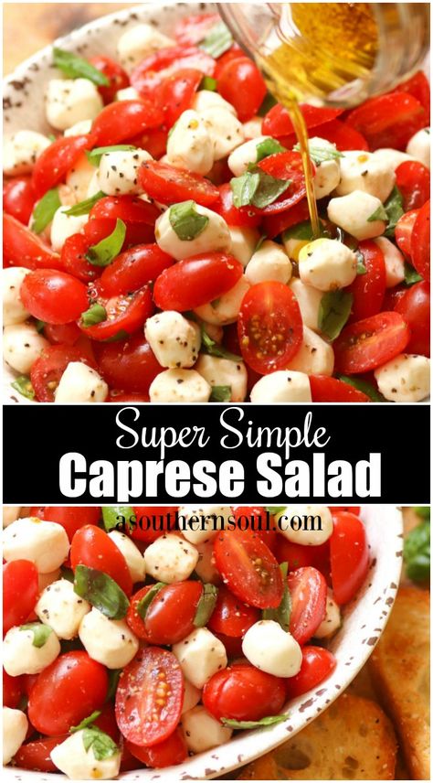 Dressing For Caprese Salad, Mozzarella Salad Tomato, Tomatoes And Mozzarella Caprese, Low Carb Caprese Salad, Red Salad Recipe, Easy Fast Salads, Mozerella And Tomato Salad, Tomatoes And Mozzarella Appetizer, Tomato Basil And Mozzarella Salad