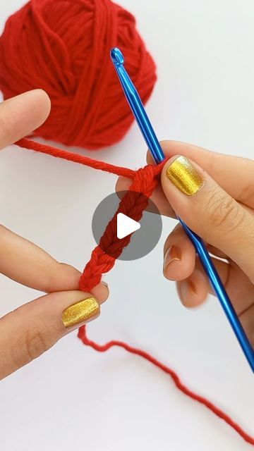 Bibi WbKnitting on Instagram: "How to crochet double chain . . . Hi, I'm Bibi, if you want to learn to knitting&crocheting, you can follow my YouTube page and watch the tutorial videos, I tried to make complete content for the beginner level, so knit with me.🧶💚  This tutorial : How to crochet double chain . . . . . . . .  #doublechain #crochetdoublechain  #crochet #crochetlover #crochetmotif #grannysquares #basicgrannysquare #crocheter #crocheting #corchetpattern #crocheteveryday #knitting #crochetes #knitweartraining #doublechain #chain #crochetchain #chaincrochet" Double Crochet Chain, How To Chain Crochet, Crochet Double Chain, Double Crochet Tutorial, Chain Crochet, Youtube Page, Crochet Chain, Crochet Videos Tutorials, Crochet Lovers