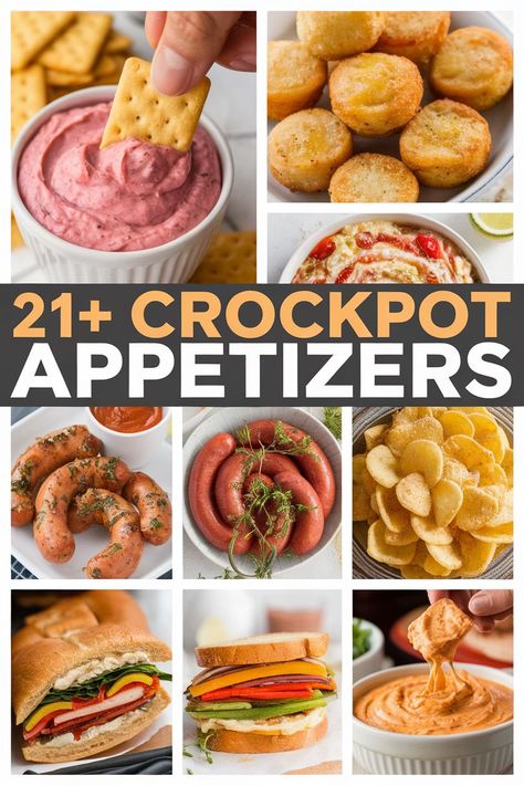 21+ Best Crockpot Appetizers for Holiday Gatherings Crockpot Party, Mini Crockpot, Crockpot Appetizers, Party Snacks, Holiday Gathering, Crockpot Recipes, Appetizer Recipes, Appetizer, Snacks