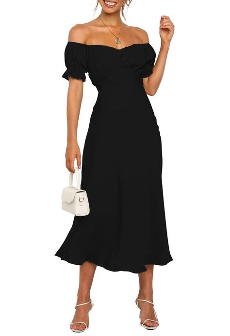 Women's Off Shoulder Long Dress Cocktail Party Wedding Formal Flowy Midi Dresses Best Maxi Dresses, Off Shoulder Long Dress, Birthday 16, Beach Party Dress, Dress Cocktail Party, Cocktail Party Wedding, Flowy Midi Dress, Long Beach Dress, New Years Eve Dresses