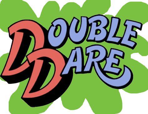 Dare....DOUBLE Dare....PHYSICAL CHALLENGE The Goldbergs, Nickelodeon 90s, Cruel Intentions, Double Dare, Nickelodeon Shows, Hugh Grant, Vector Online, On Logo, A Love Letter