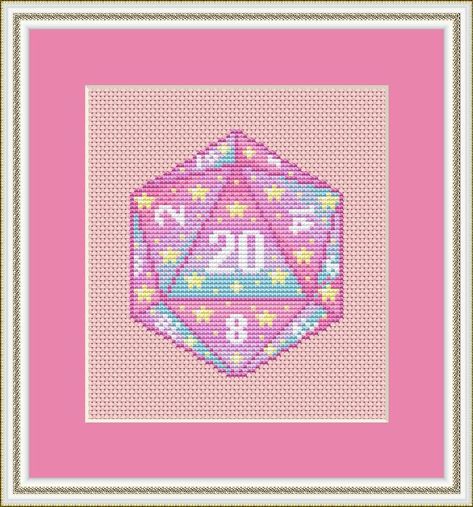 Pastel D20 Cross Stitch Pattern, Dnd Cross Stitch, Dungeons and Dragons Cross Stitch, Dice Cross Stitch, Pixel Cross Stitch, Critical, PDF - Etsy Pastel, D20 Cross Stitch, D&d Cross Stitch, Dice Cross Stitch, Dnd Cross Stitch, Cross Stitch Cute, Stitch Cute, Dragon Cross Stitch, Pixel Beads