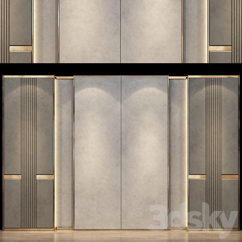 Luxury Wall Panelling Design, Mirror Panelling Wall, Classic Wall Panel, Wooden Wall Cladding, Wall Cladding Designs, Modern Wall Paneling, Home Theater Room Design, Theater Room Design, Cladding Design