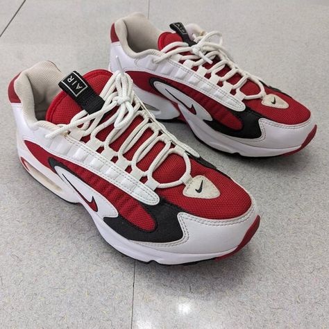 Nike Air Max Triax 96 - US11 - University Red Nike Air Max Tw, Nike Air Max Triax, Fancy Shoes, Air Max, Nike Air Max, To Sell, Nike Air, University, Nike