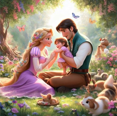 Princesa Rapunzel Disney, Mother Holding Baby, Funny Optical Illusions, Foto Disney, The New Yorker Magazine, Image Princesse Disney, Disney Princess Artwork, Rapunzel And Eugene, Disney Princess Rapunzel