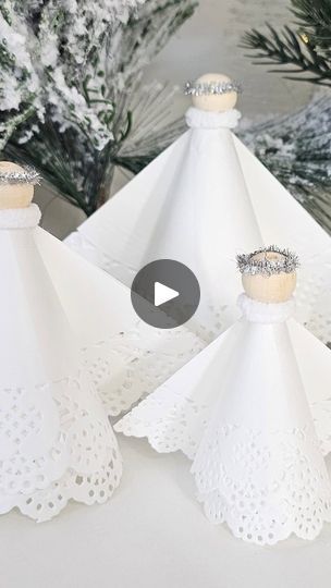 74 reactions | Easy DIY Angles using Dollar Tree DOILIES   #diybeautyonpurpose #christmascrafts #christmas2023 #angels #doilies #diycrafts #dollartreecrafts #dollartree @dollartree | Lianep | DIY Crafts & Home Projects | DOMANSED · Magic Glockenspiel Doily Angel Craft, Paper Doily Christmas Crafts, Doily Angels, Doily Christmas Tree, Dolly Pegs, Diy Crafts Home, Vintage Doilies, Angel Crafts, Paper Doilies